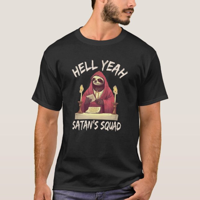 Hell Yeah, Satan's Squad T Shirt (Framsida)