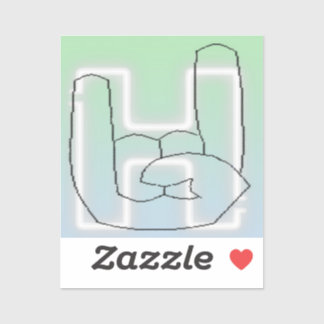 Hella Button Klistermärken