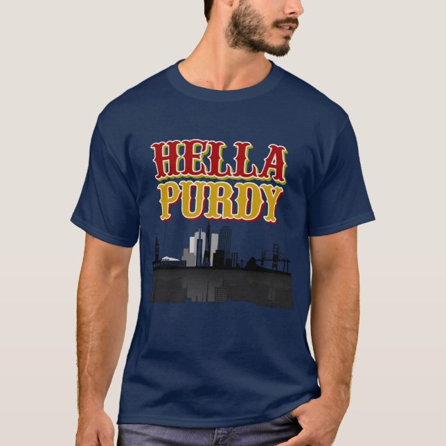 HELLA PURDY CITY EDITION flicka T Shirt (Framsida)