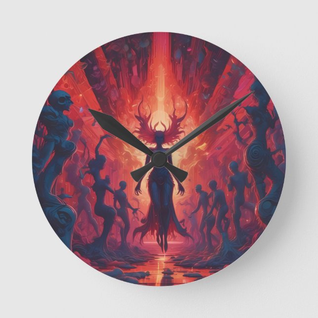 Hellacious Rave Sjö vid Fire - Ken Gage Rund Klocka (Framsida)