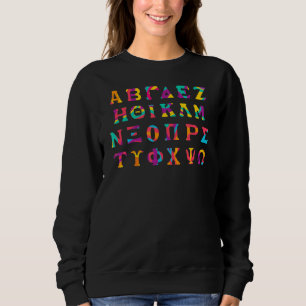 Hellas Ellas grekiska Alphabet Grekland för Atheni T Shirt