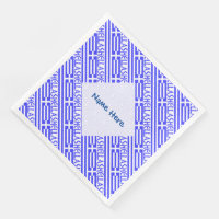 Hellas grekisk flagga kaklad blå Personalisering 