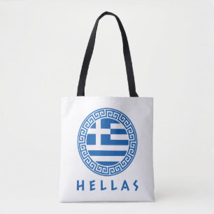 Hellas och Greklands Flagga Tygkasse