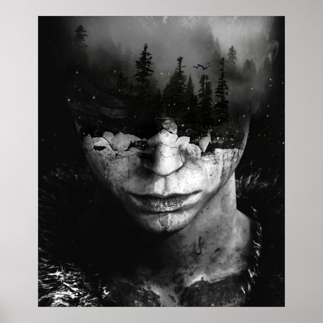 Hellblade Senuas Sacrifice Poster (Framsidan)