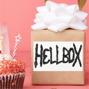 Hellbox Sticker Rektangulärt Klistermärke