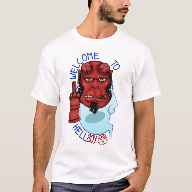 Hellboy manar t shirt (Framsida)