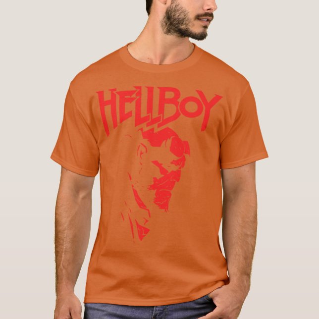 Hellboy Profil presentunge pojke T Shirt (Framsida)