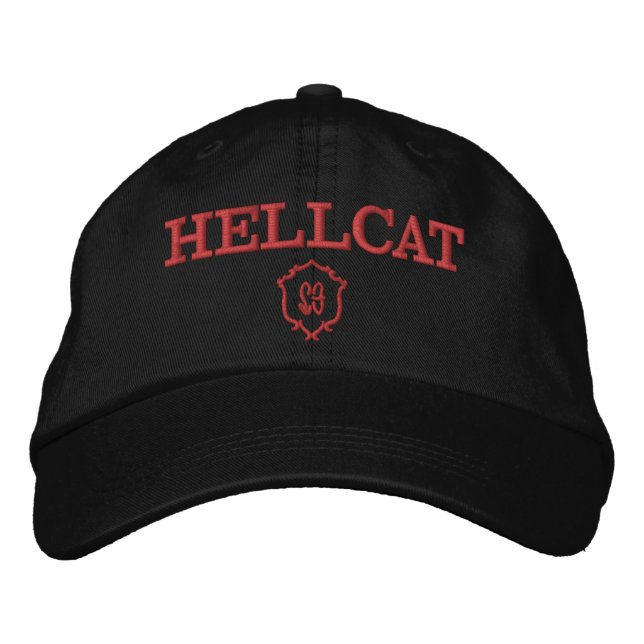 HELLCAT_HISS FUERTE HAT BRODERAD KEPS (Framsida)