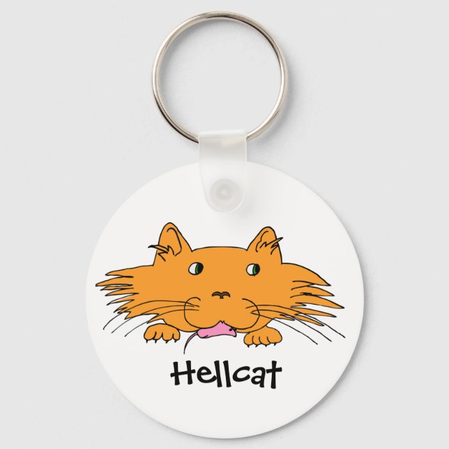 Hellcat Keychain Nyckelring (Framsida)