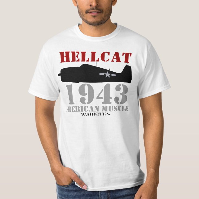 Hellcat-muskel Tee Shirt (Framsida)