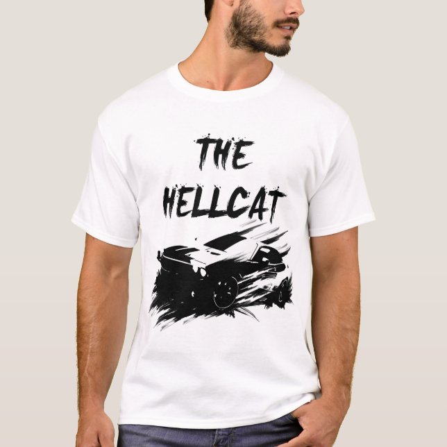 Hellcatskjorta för ALFABETISK É Tee (Framsida)