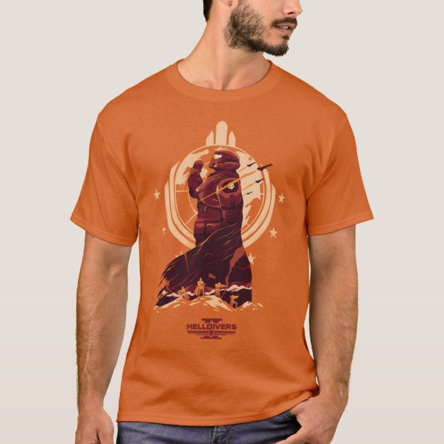 Helldivers 2 Dataspel T Shirt (Framsida)