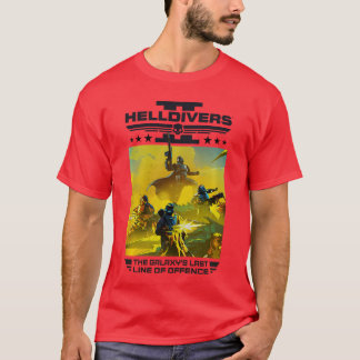 Helldivers 2 Galaxens Sista Försvarsline Video G T Shirt