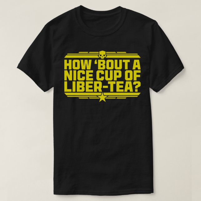 Helldivers 2 Libertea T Shirt (Design framsida)