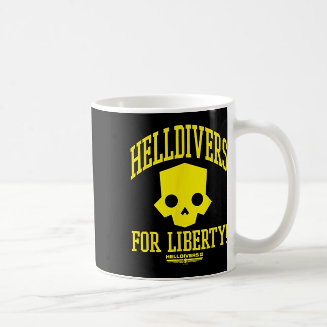 Helldivers 2 Sony Playstation Video Game för Liber Kaffemugg (Höger)