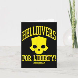 Helldivers 2 Sony Playstation Video Game för Liber Kort