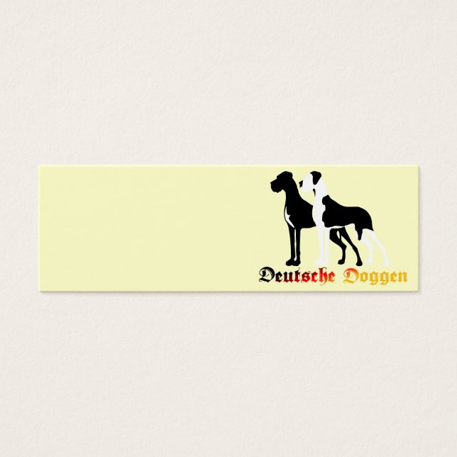 helle-mallar litet visitkort (Framsidan)