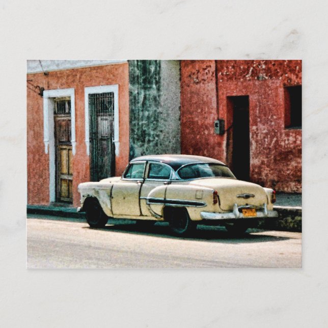 Heller Oldtimer på Kuba Vykort (Framsida)