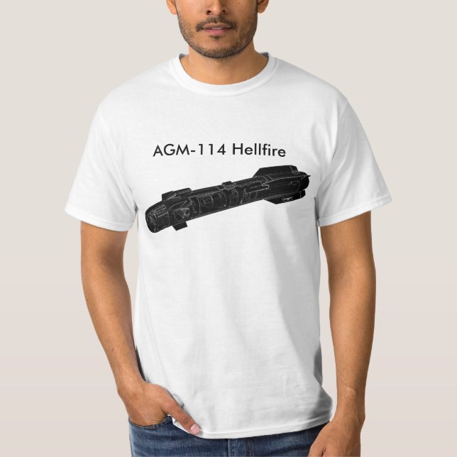 Hellfire AGM-114 Tee Shirt (Framsida)