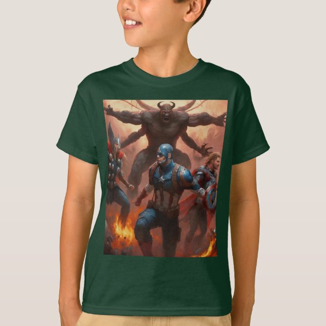 Hellfire Heroes T Shirt (Framsida)