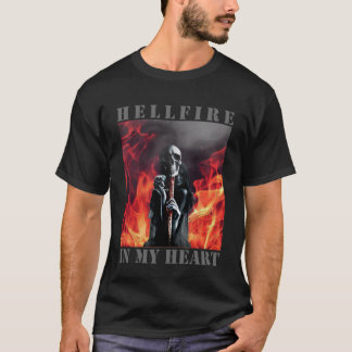 Hellfire i mitt hjärta Hellfire och Hellangel T Shirt