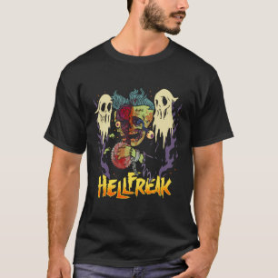 Hellfoster Zombie Haunted Saw Rampage Horror T Shirt