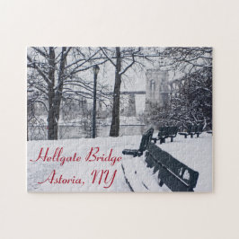 Hellgate Bridge, Astoria, NY Jigszle Puzzle Pussel