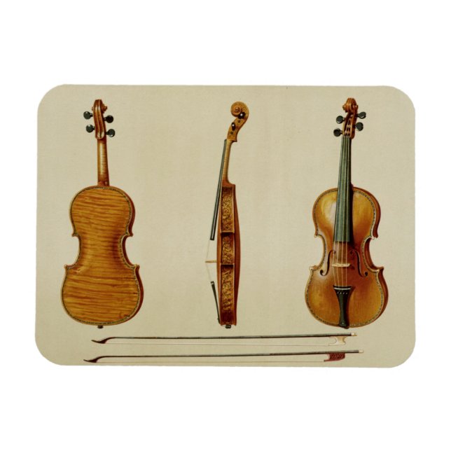 Hellier violin tillverkad av Antonio Stradivarius  Magnet (Horisontell)