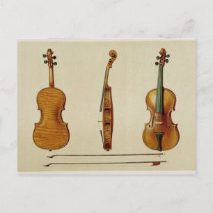 Hellier violin tillverkad av Antonio Stradivarius Vykort