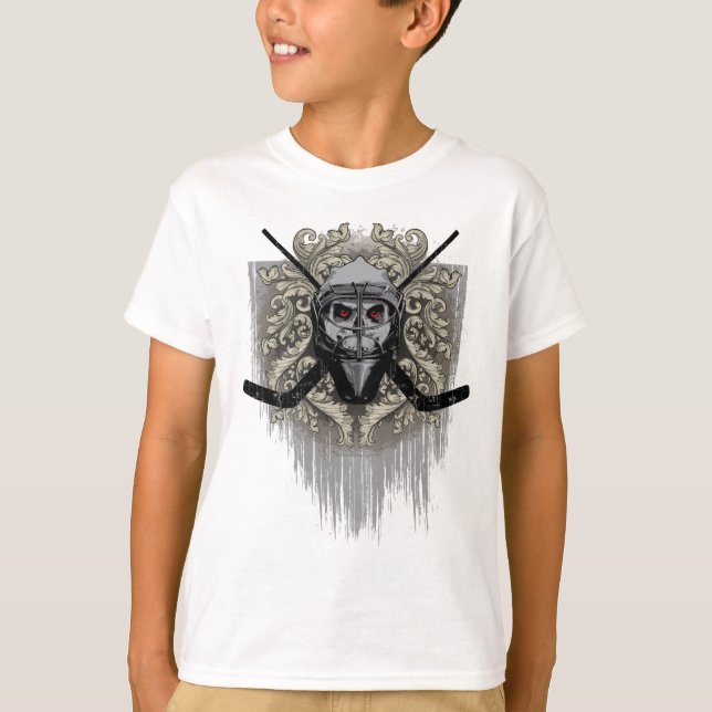 Hellish Hockey Goalie T-Shirt (Framsida)