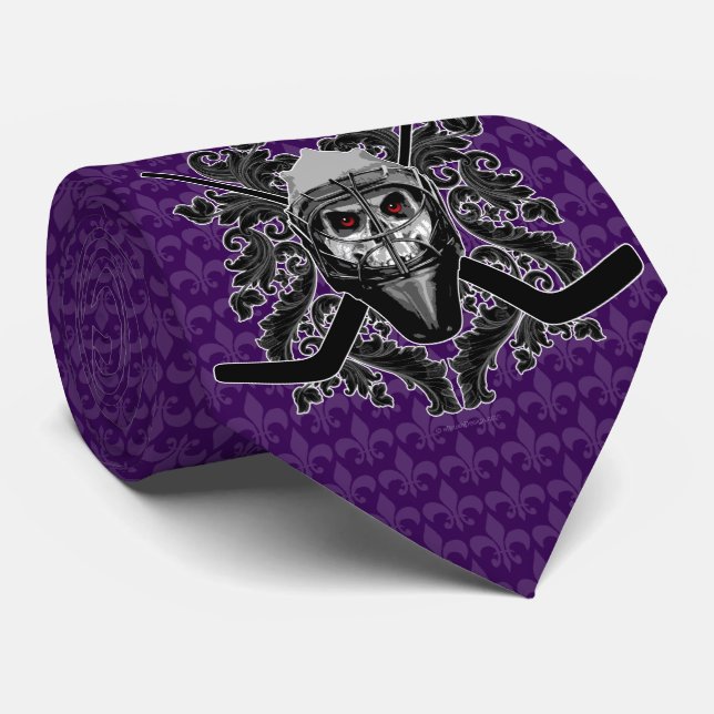 Hellish Hockey Goalie Tie Slips (Rullad)