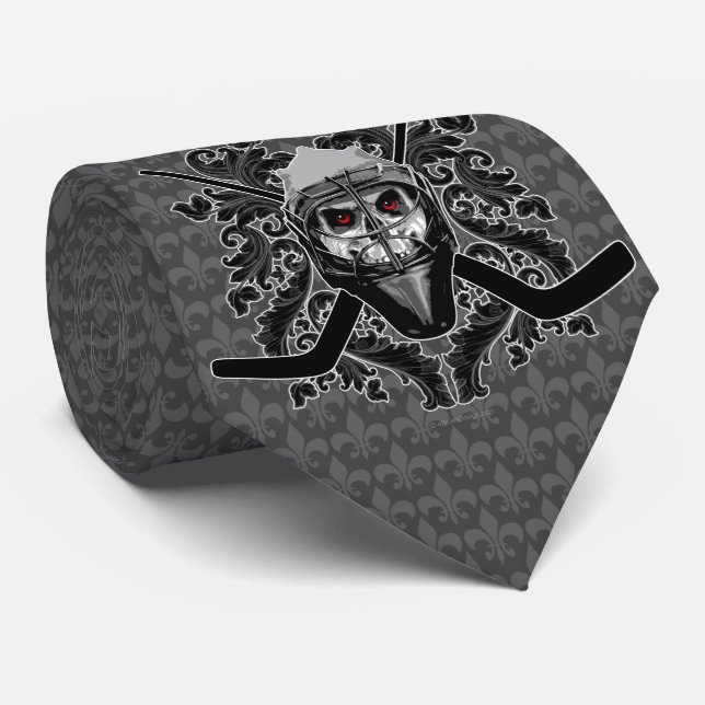 Hellish Hockey Goalie Tie Slips (Rullad)