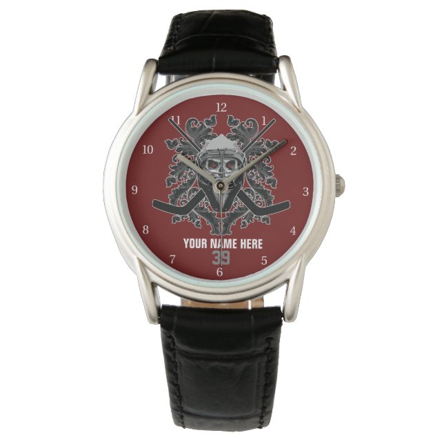 Hellish Hockey Goalie Watch Armbandsur (Framsida)