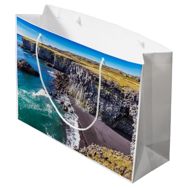 Hellnahraun Kusten, Islandet (Baksidan Vinklad)