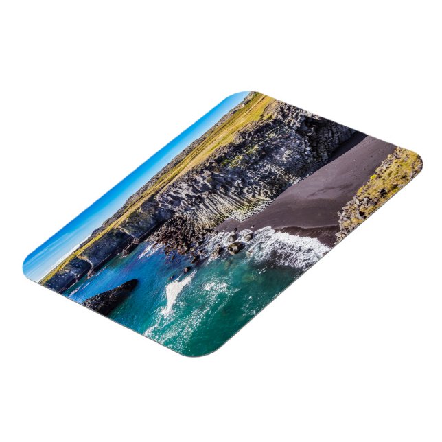 Hellnahraun Kusten, Islandet Magnet (Vänstra Sidan)