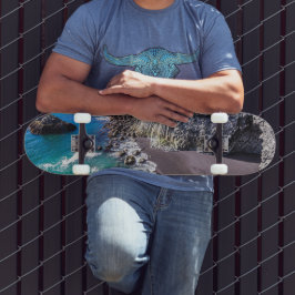 Hellnahraun Kusten, Islandet Mini Skateboard Bräda 18,5 Cm