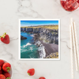 Hellnahraun Kusten, Islandet Pappersservett