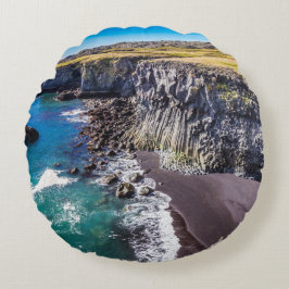 Hellnahraun Kusten, Islandet Rund Kudde