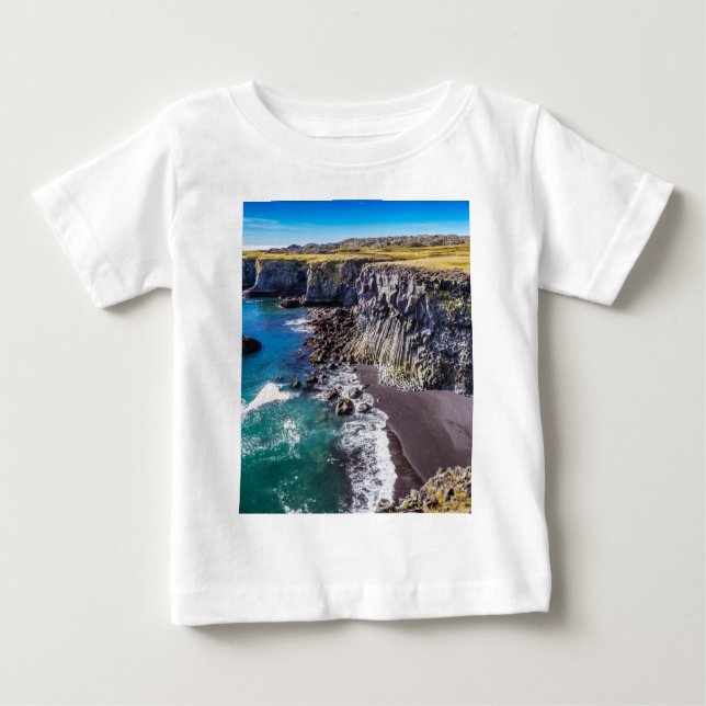 Hellnahraun Kusten, Islandet T Shirt (Framsida)
