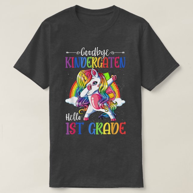 Hello 1st Grade Teacher Student Back To School Uni T Shirt (Design framsida)