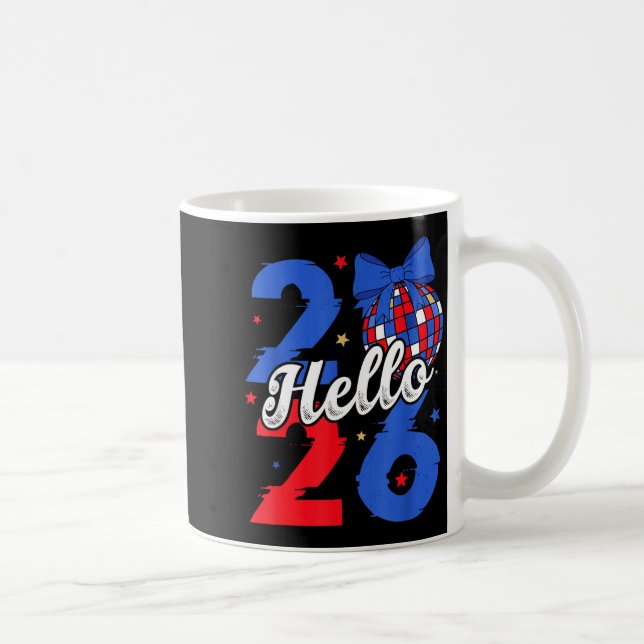 Hello 2026 Happy New Year 2026 New Year's Eve Part Kaffemugg (Höger)