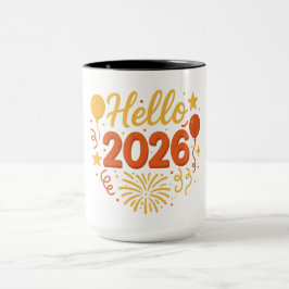 Hello 2026 mugg