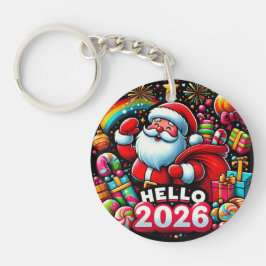 Hello 2026 Santa Claus Christmas Custom New Year 