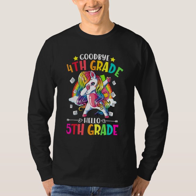 Hello 5th Grade Teacher Student Back To School Uni T Shirt (Framsida)