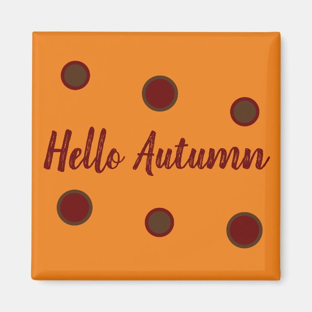 Hello Autumn Magnet (Framsidan)