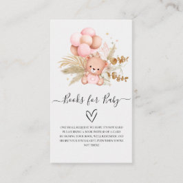 Hello Baby Boho Bear Doppvaskböcker för Baby Tilläggskort