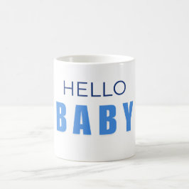 Hello Baby boy Shower Mug Kaffemugg