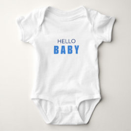 Hello Baby Minimal boy Bodysuit T Shirt