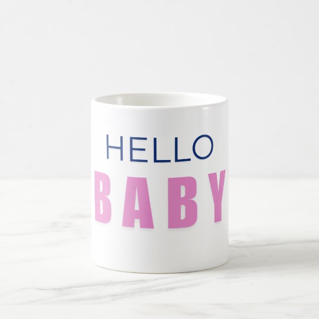 Hello Baby Shower Mug Kaffemugg (Center)