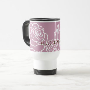 Hello Beautiful - Elegant Modern Rosa Ros Resemugg